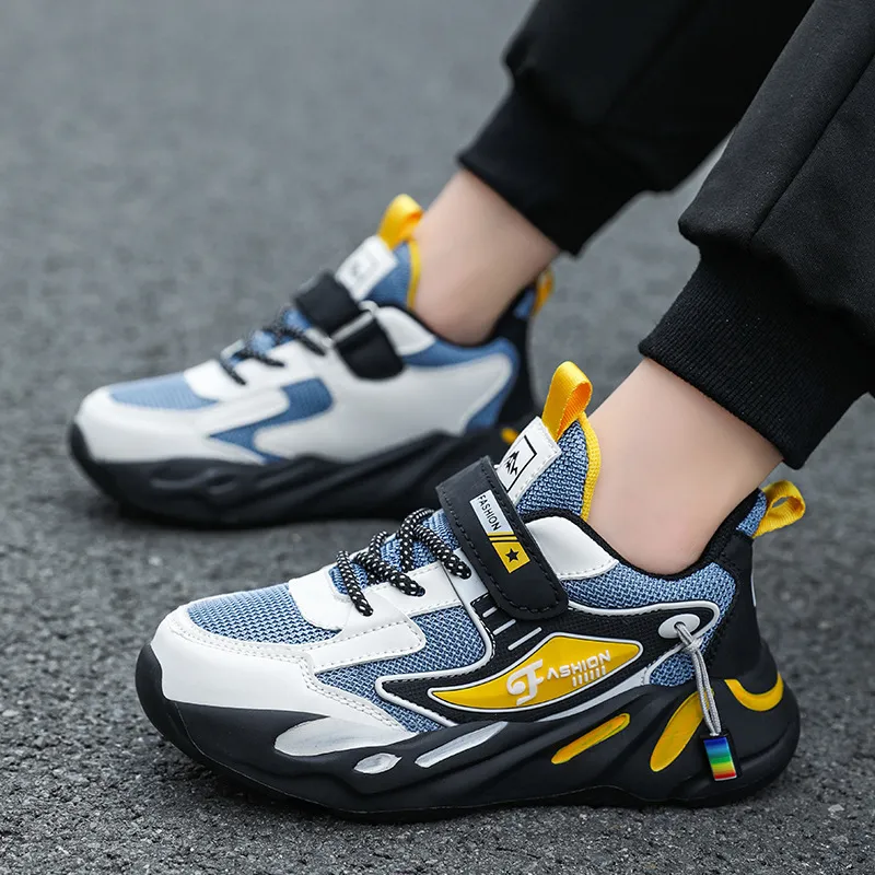 2024 Nuevos zapatos deportivos informales transpirables para correr, zapatos para niños medianos y grandes, envío gratis