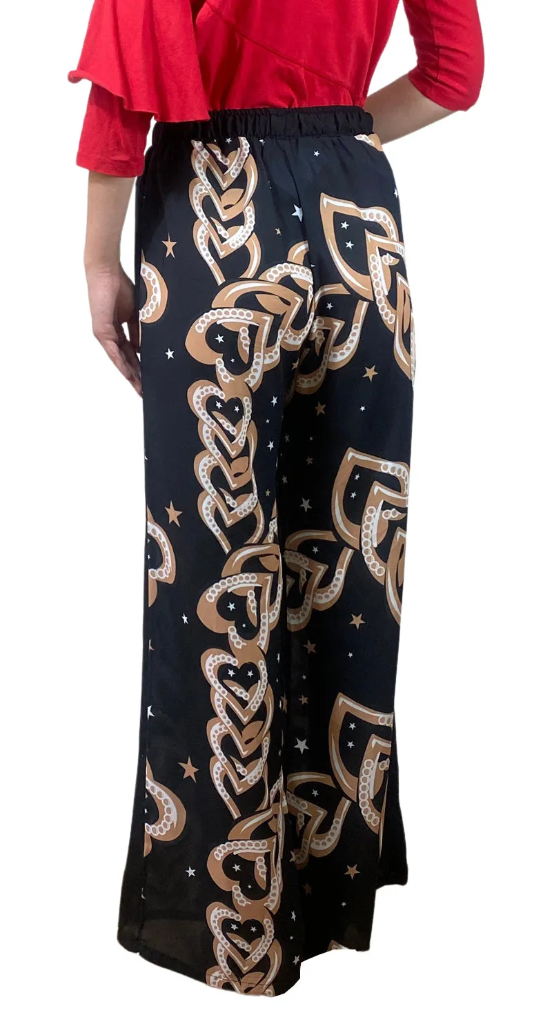 ADHORADA Pantalón Estampado Beige