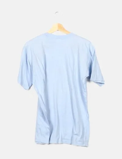 Adidas Camiseta azul logo