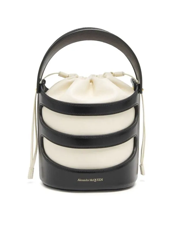 ALEXANDER MCQUEEN BOLSO SACO  BLANCO