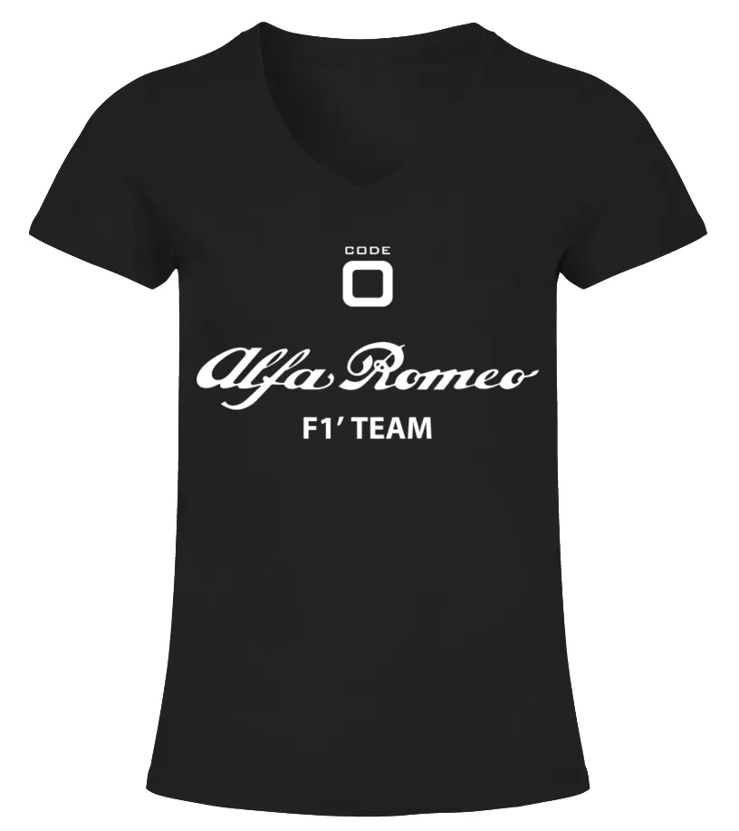 Alfa Romeo 2023 Team  BK Back Camiseta cuello pico Mujer