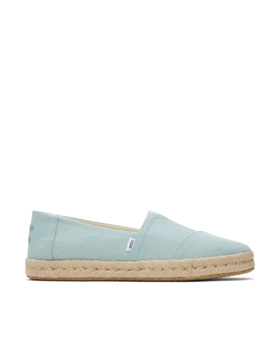 Alpargatas de mujer yute 2.0 menta claro