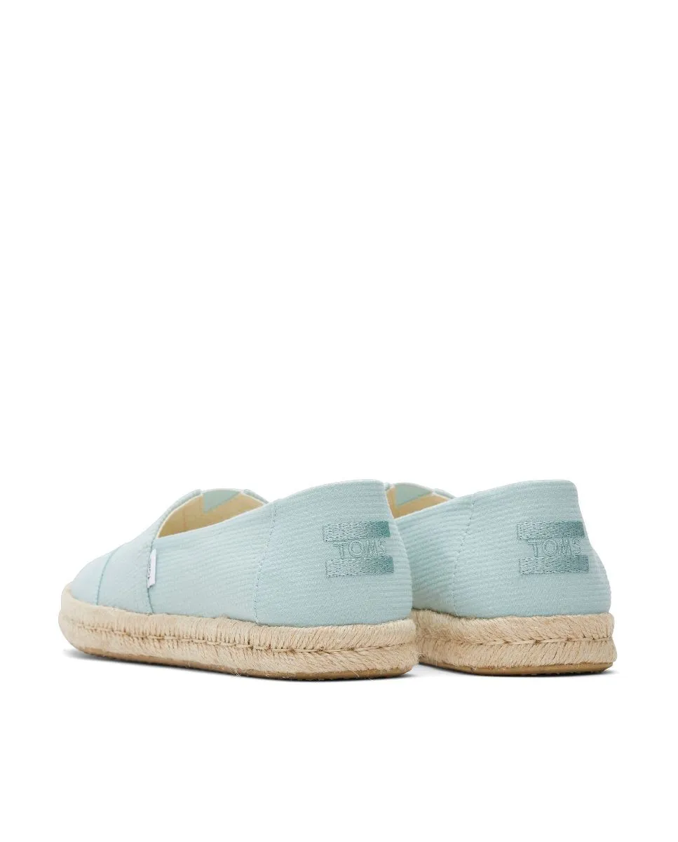 Alpargatas de mujer yute 2.0 menta claro