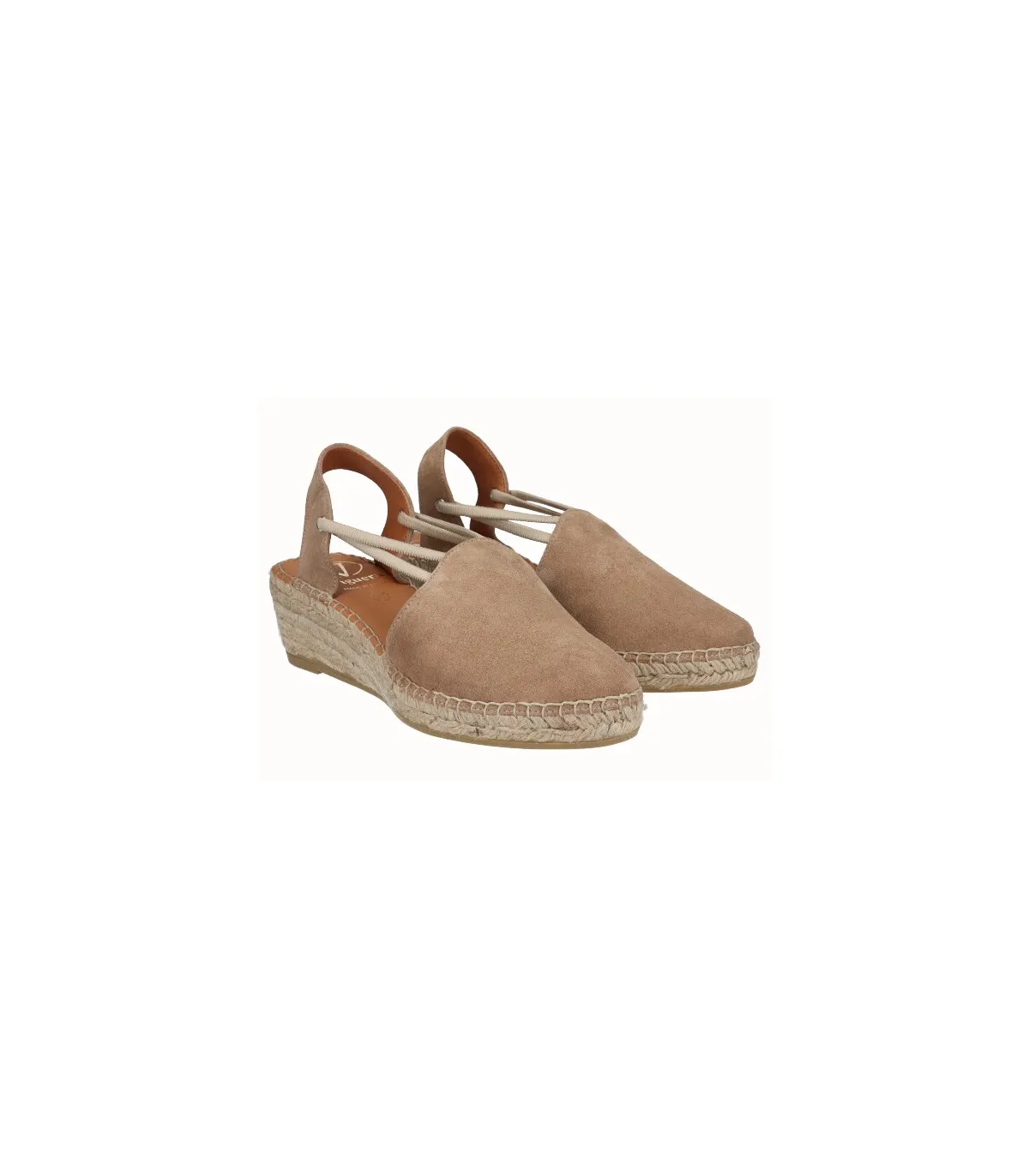Alprgatas de mujer color cuero