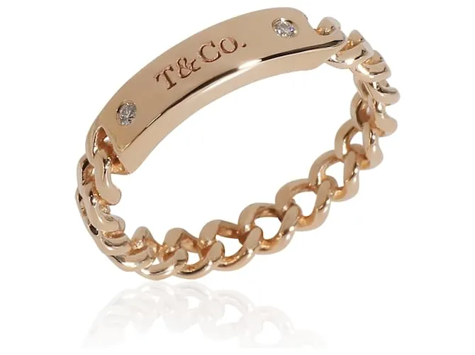 Anillo de moda Tiffany & Co. en oro rosa de 18k 0,03 CTW Metálico 
