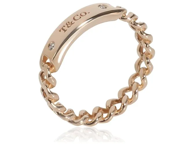 Anillo de moda Tiffany & Co. en oro rosa de 18k 0,03 CTW Metálico 