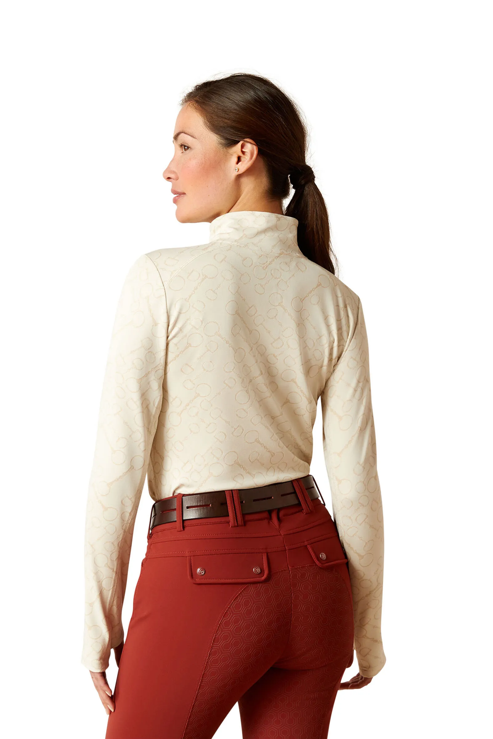 Ariat Camiseta interior Prophecy con cremallera de 1/4 para mujer