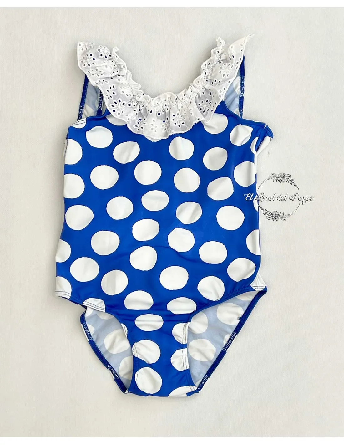 Bañador Niña Estándar La Martinica Baño La Blue Azul y Blanco