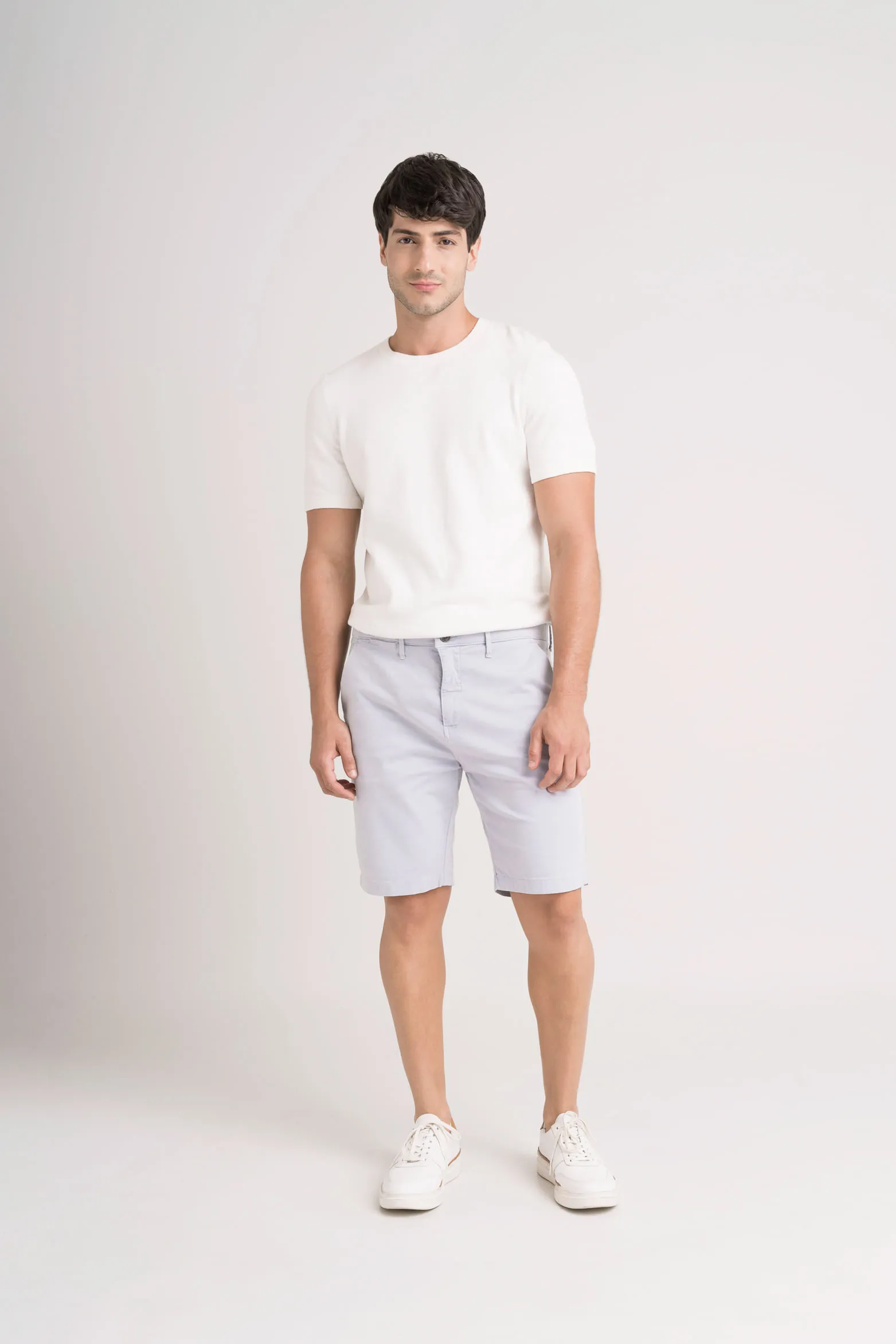 Bermuda semifit caruso para hombre casual deportiva