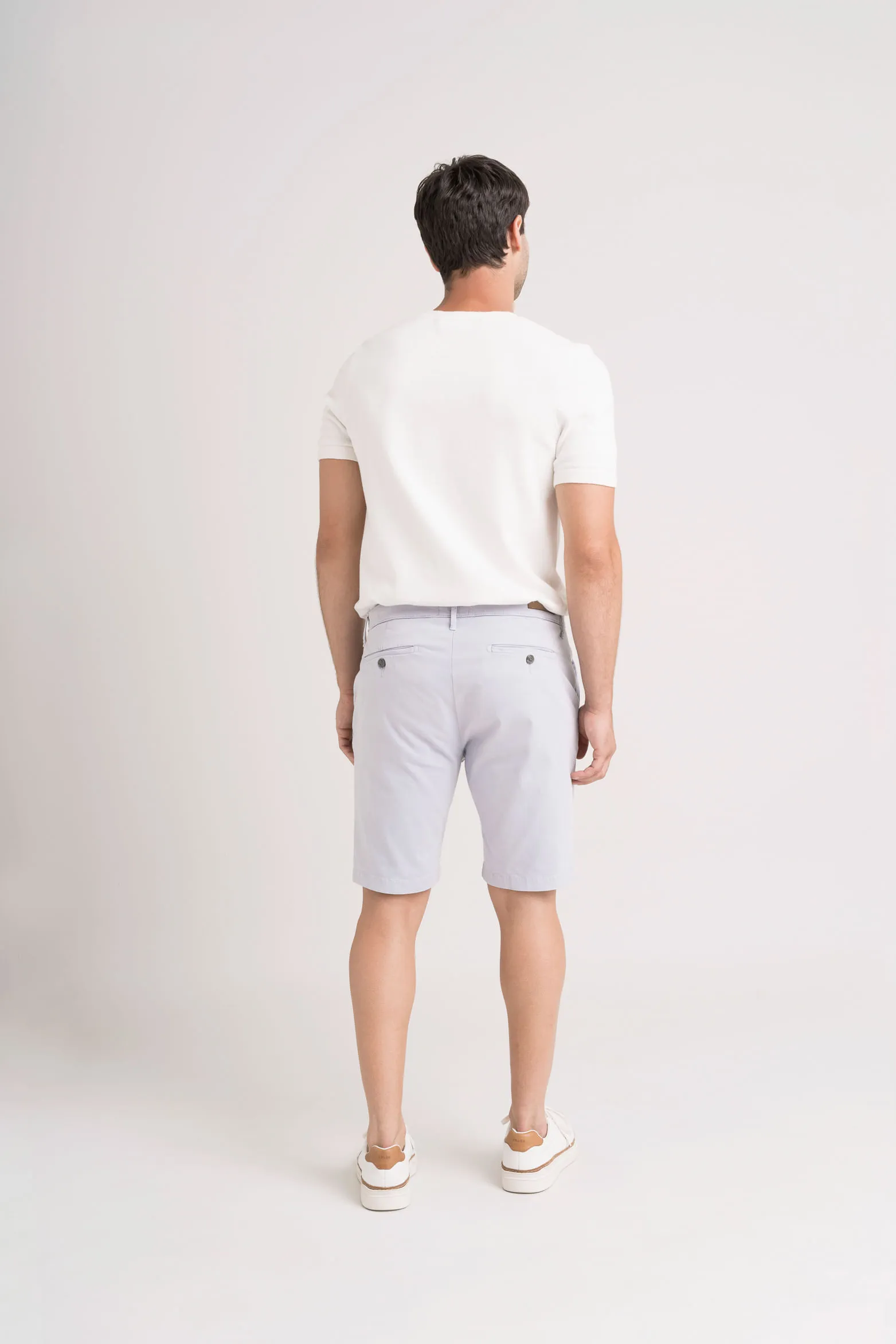 Bermuda semifit caruso para hombre casual deportiva