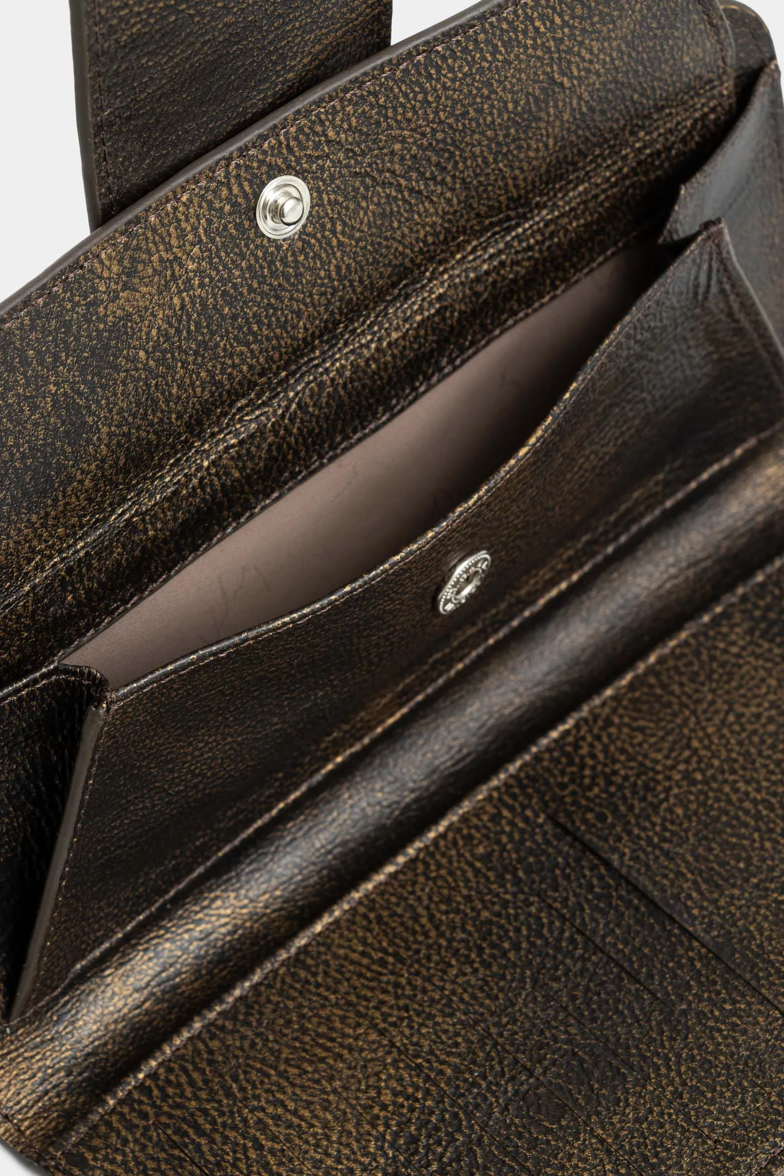 Billetera porta chequera Extravaganza de cuero para mujer chapeta