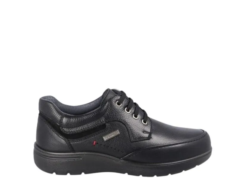 BLUCHER DE PIEL WATERPROOF LUISETTI EN COLOR NEGRO 31011NAW
