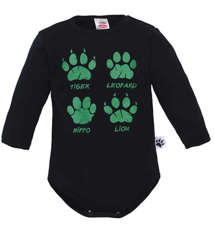 Body negro de bebé Wild World