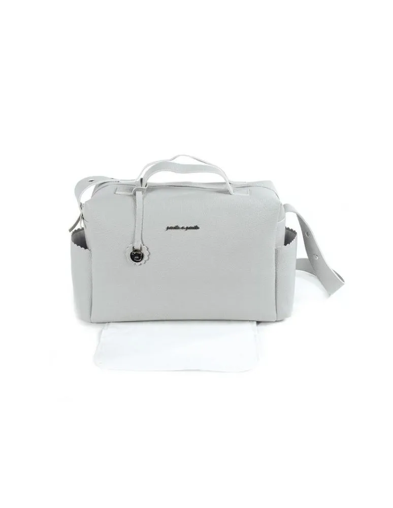 BOLSA CANASTILLA GRIS BISCUIT PASITO A PASITO