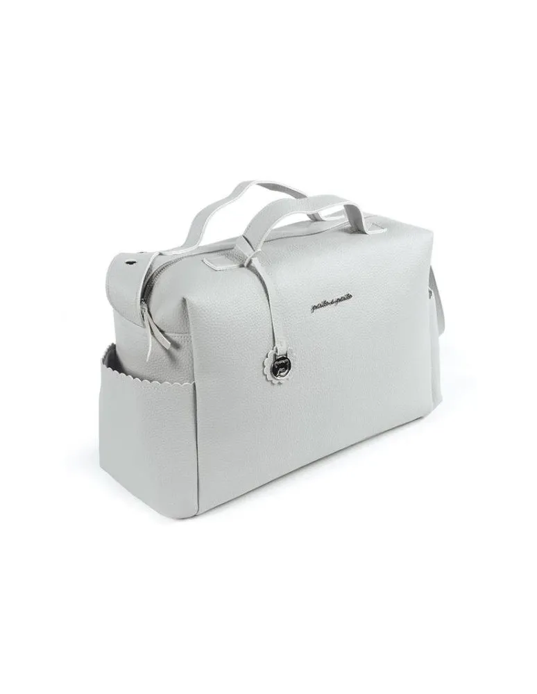 BOLSA CANASTILLA GRIS BISCUIT PASITO A PASITO