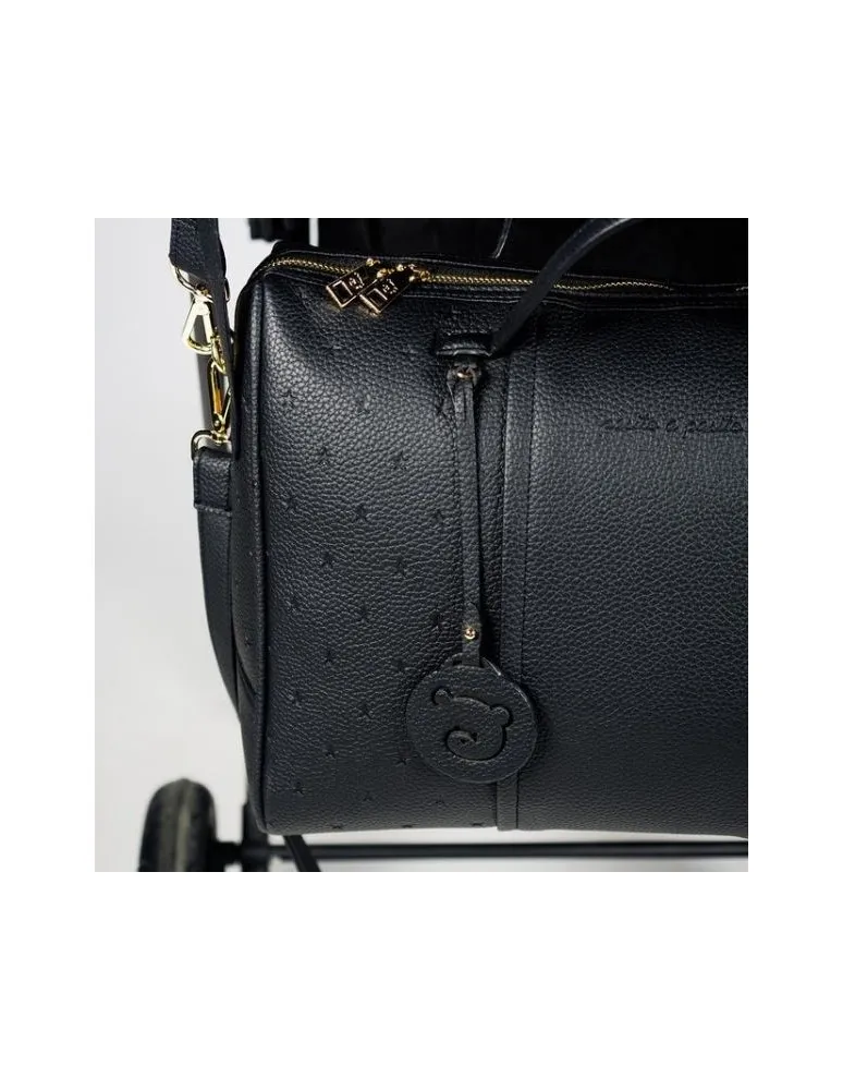 BOLSA CANASTILLA LONDON BLACK PASITO A PASITO