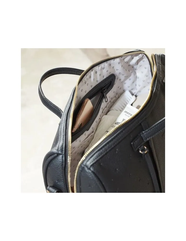 BOLSA CANASTILLA LONDON BLACK PASITO A PASITO