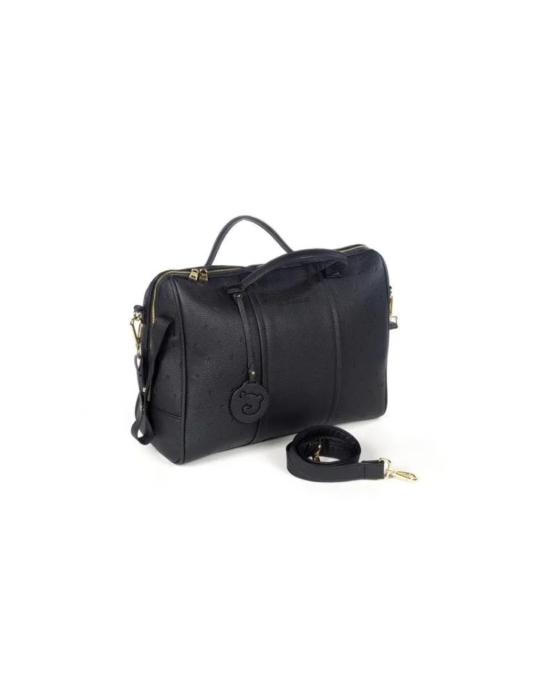 BOLSA CANASTILLA LONDON BLACK PASITO A PASITO