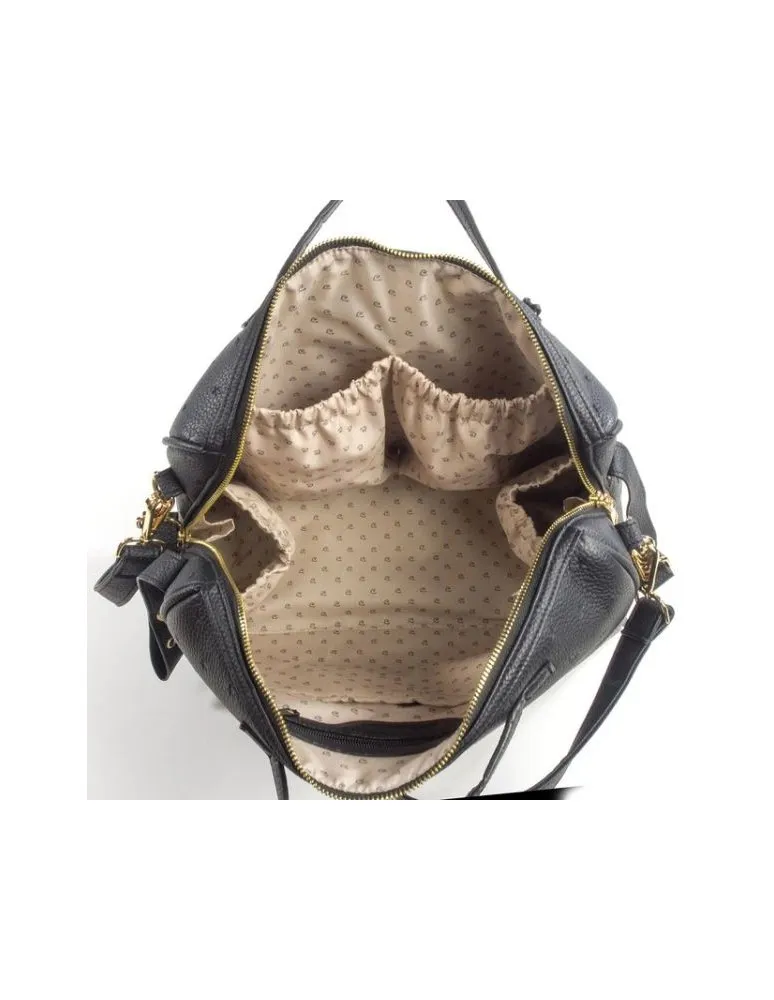 BOLSA CANASTILLA LONDON BLACK PASITO A PASITO