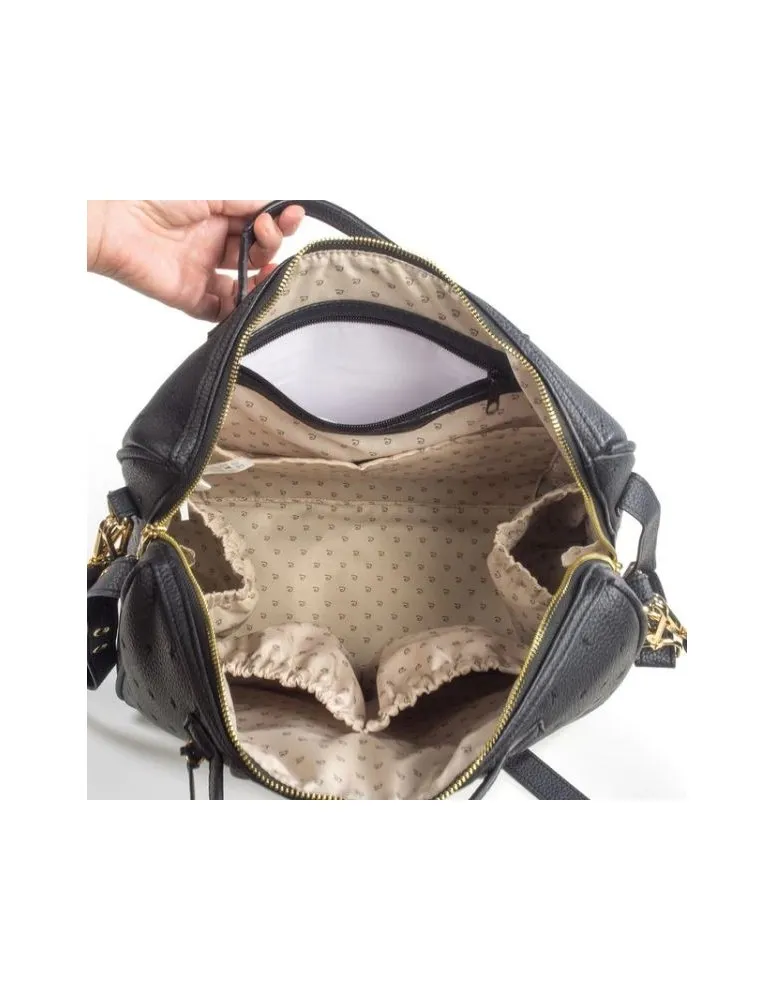 BOLSA CANASTILLA LONDON BLACK PASITO A PASITO