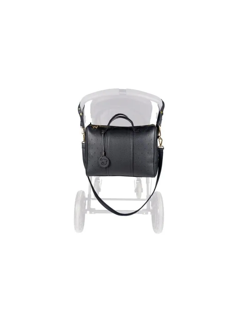 BOLSA CANASTILLA LONDON BLACK PASITO A PASITO