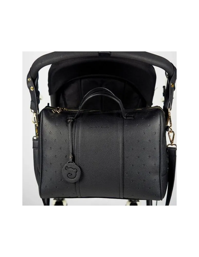 BOLSA CANASTILLA LONDON BLACK PASITO A PASITO