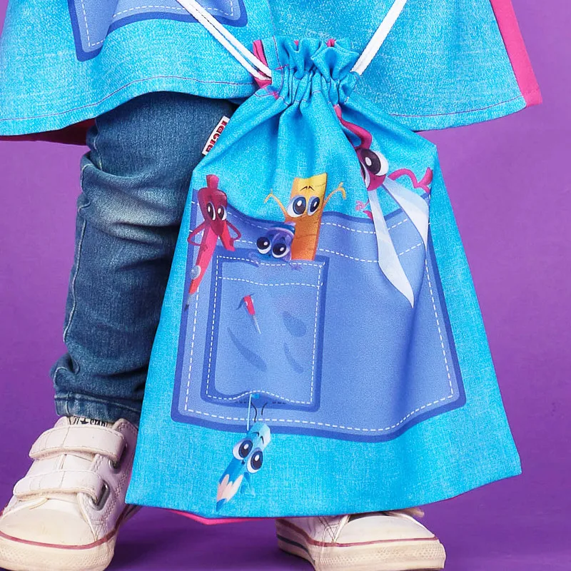 BOLSA ESCOLAR INFANTIL PERSONAJES  LACLA
