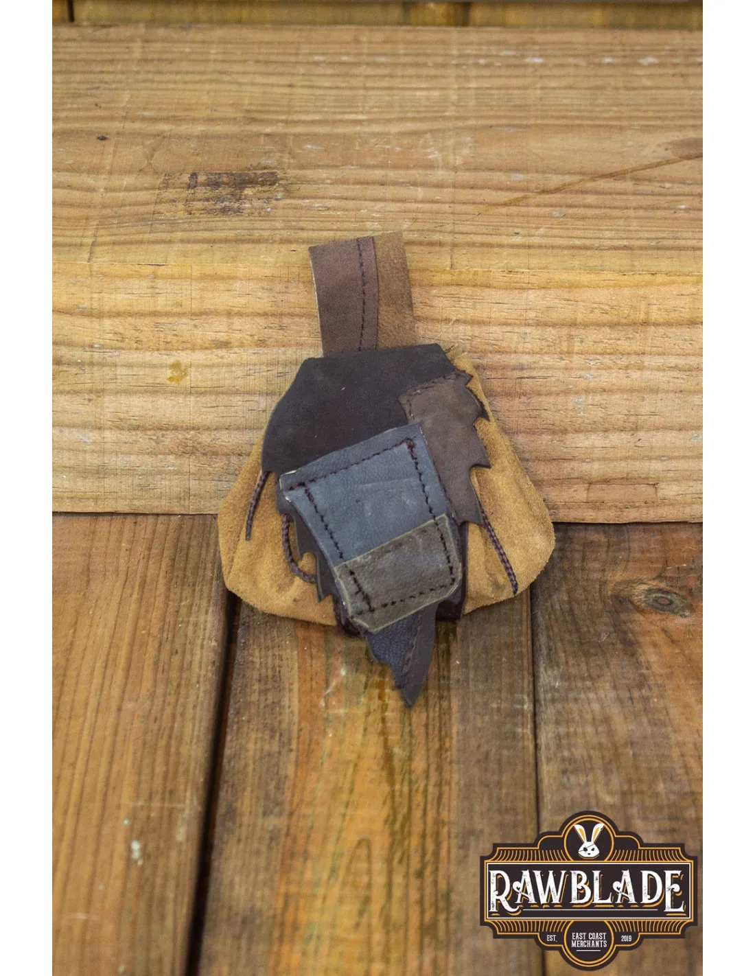 BOLSA MEDIEVAL LIMOSNERA MIRYME  MARRóN