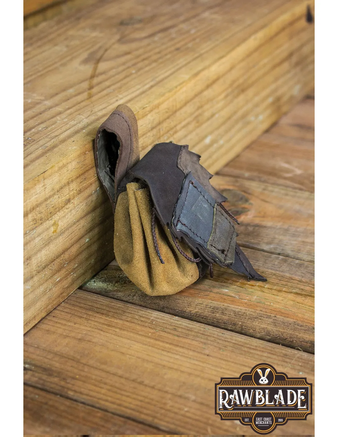 BOLSA MEDIEVAL LIMOSNERA MIRYME  MARRóN