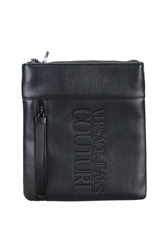 Bolso cruzado con maxilogo vertical en 