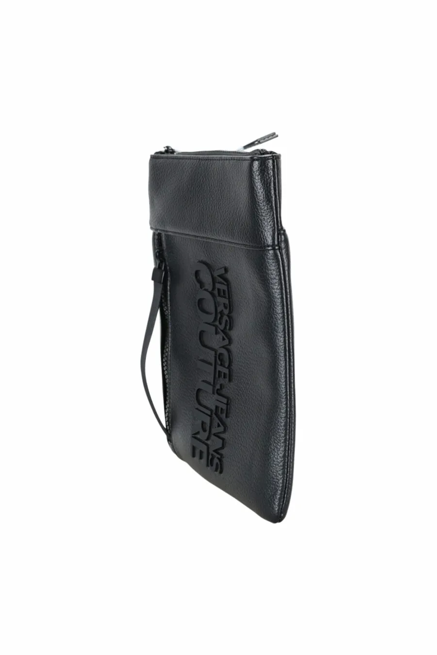 Bolso cruzado con maxilogo vertical en 