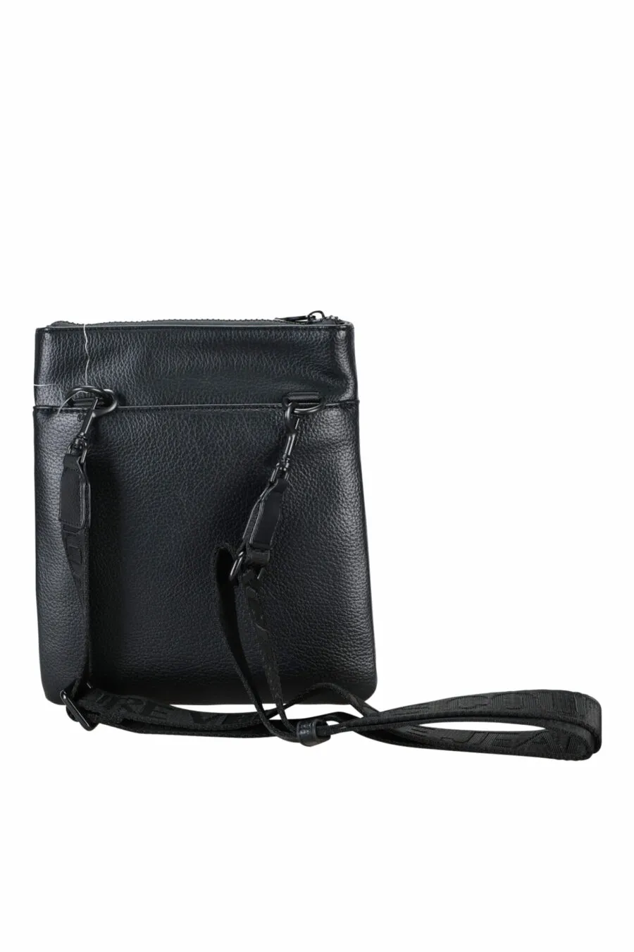 Bolso cruzado con maxilogo vertical en 