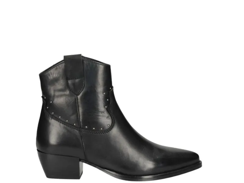 BOTIN CAMPERO DE PIEL VALKIRIA LOL SHOES EN COLOR NEGRO