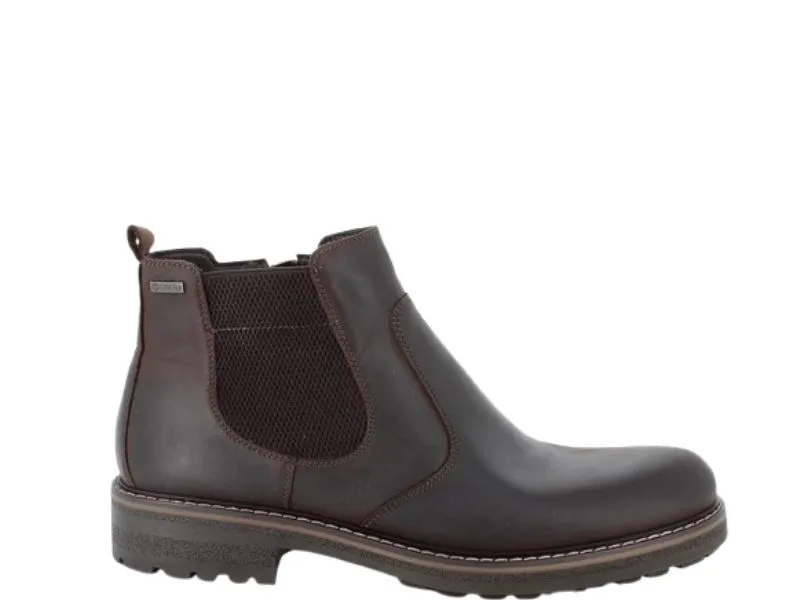 BOTIN DE PIEL ENGRASADA CON GORETEX IGI&CO EN COLOR MARRÓN 6620511