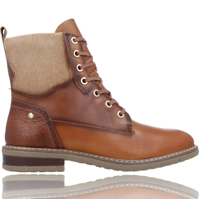 BOTINES DE PIEL CASUAL CON CORDONES PARA MUJER DE PIKOLINOS ALDAYA W8J8966C1