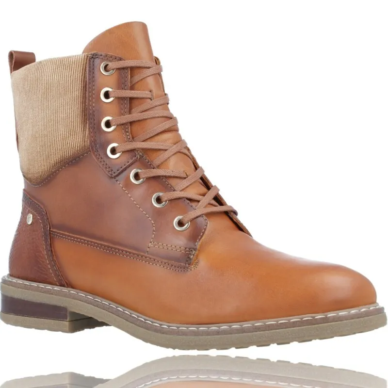 BOTINES DE PIEL CASUAL CON CORDONES PARA MUJER DE PIKOLINOS ALDAYA W8J8966C1
