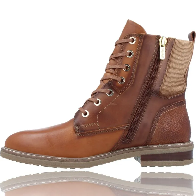 BOTINES DE PIEL CASUAL CON CORDONES PARA MUJER DE PIKOLINOS ALDAYA W8J8966C1