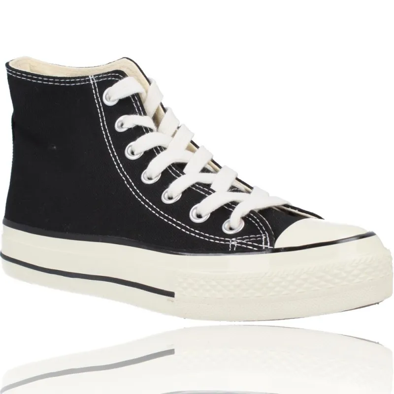Botines Deportivos Bambas Lona Mujer de Victoria Tribu Brillo 1057101