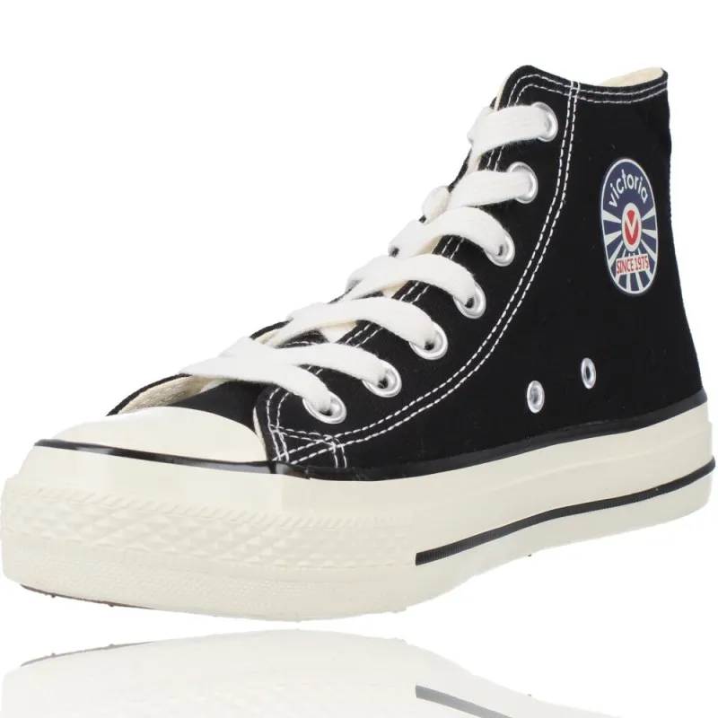 Botines Deportivos Bambas Lona Mujer de Victoria Tribu Brillo 1057101