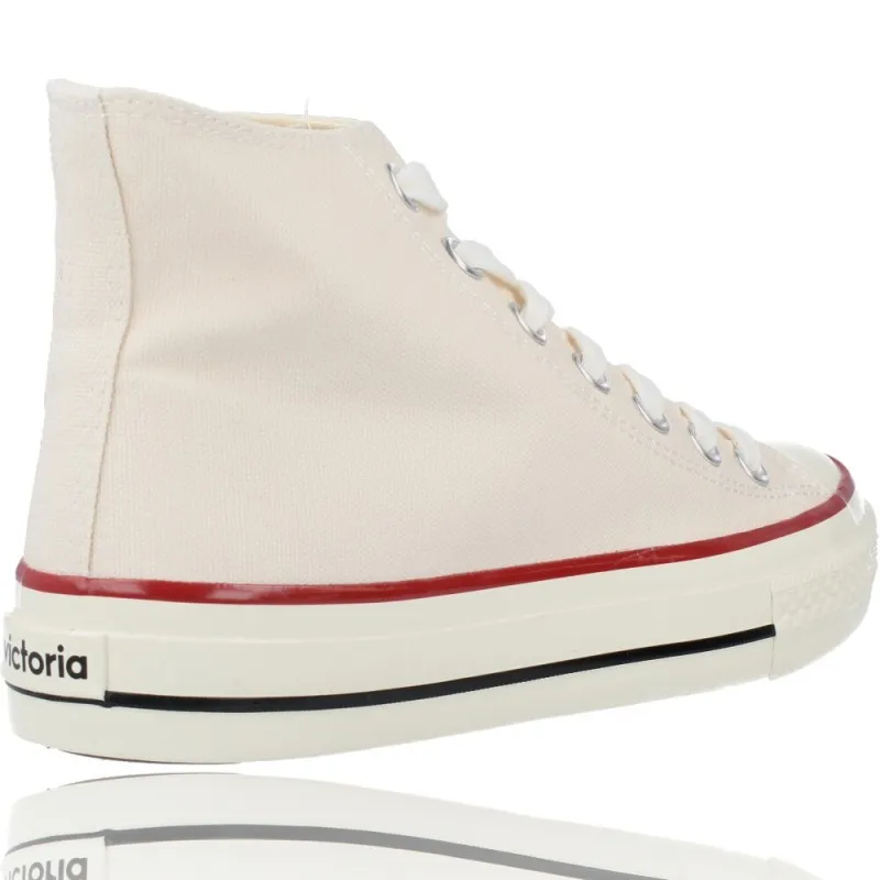 Botines Deportivos Bambas Lona Mujer de Victoria Tribu Brillo 1057101