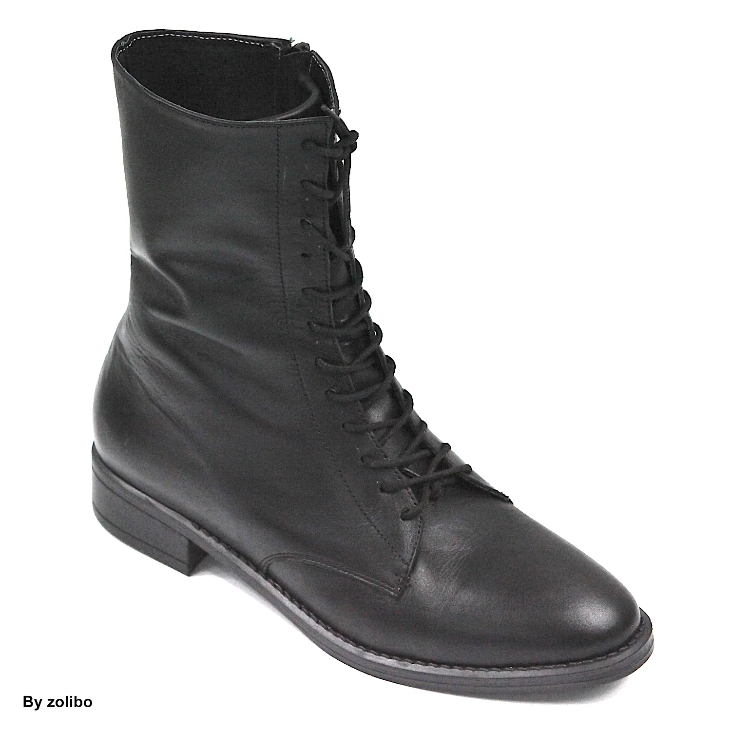 Botines negros mujer piel