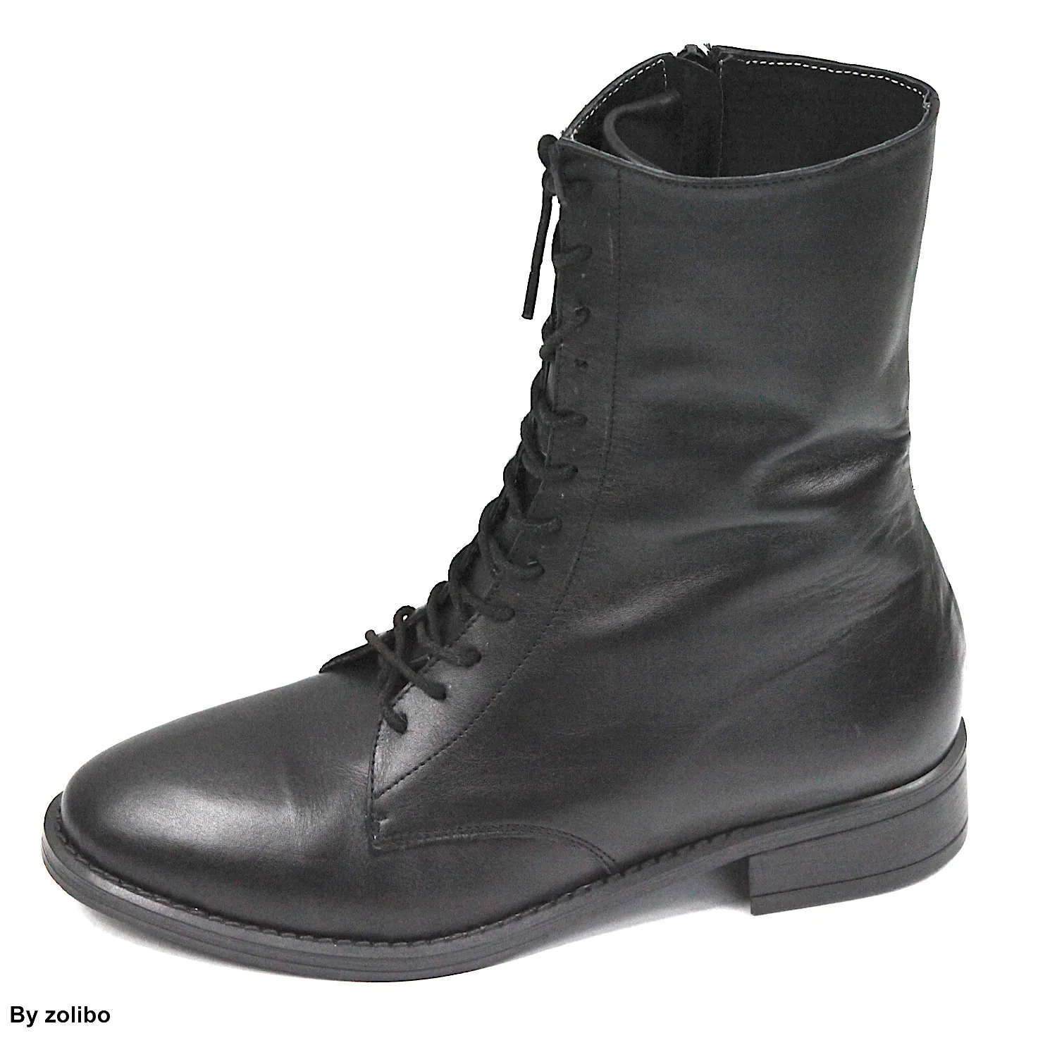 Botines negros mujer piel