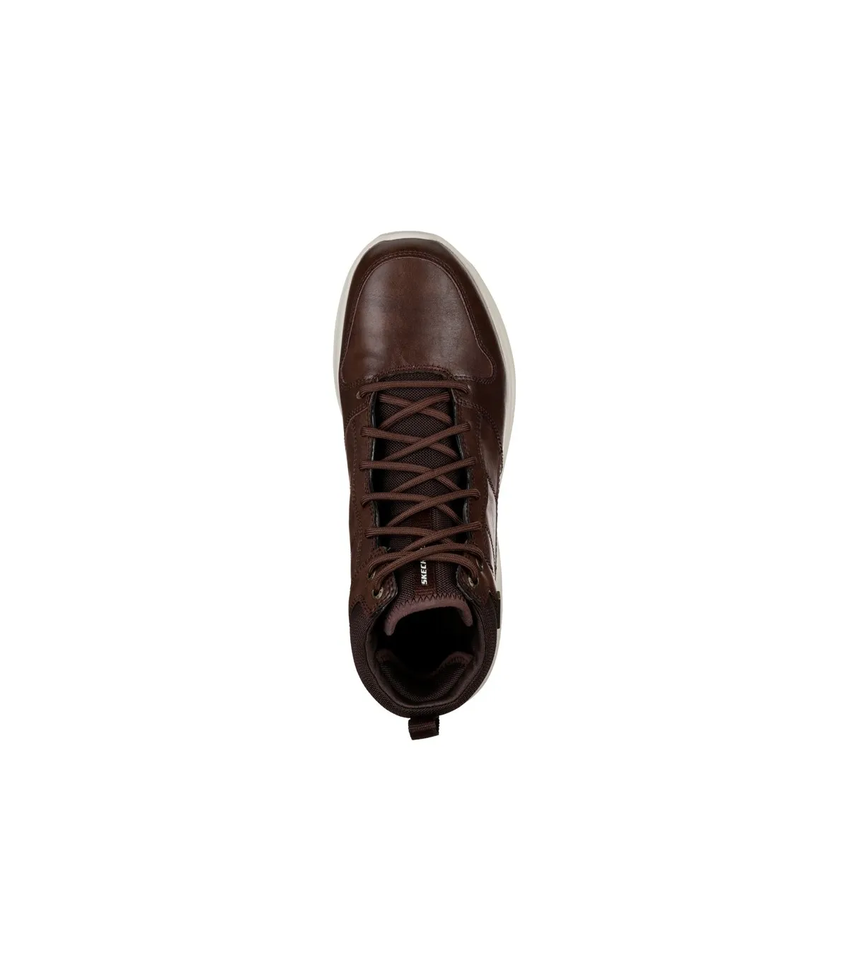 Botín con cordones en color chocolate
