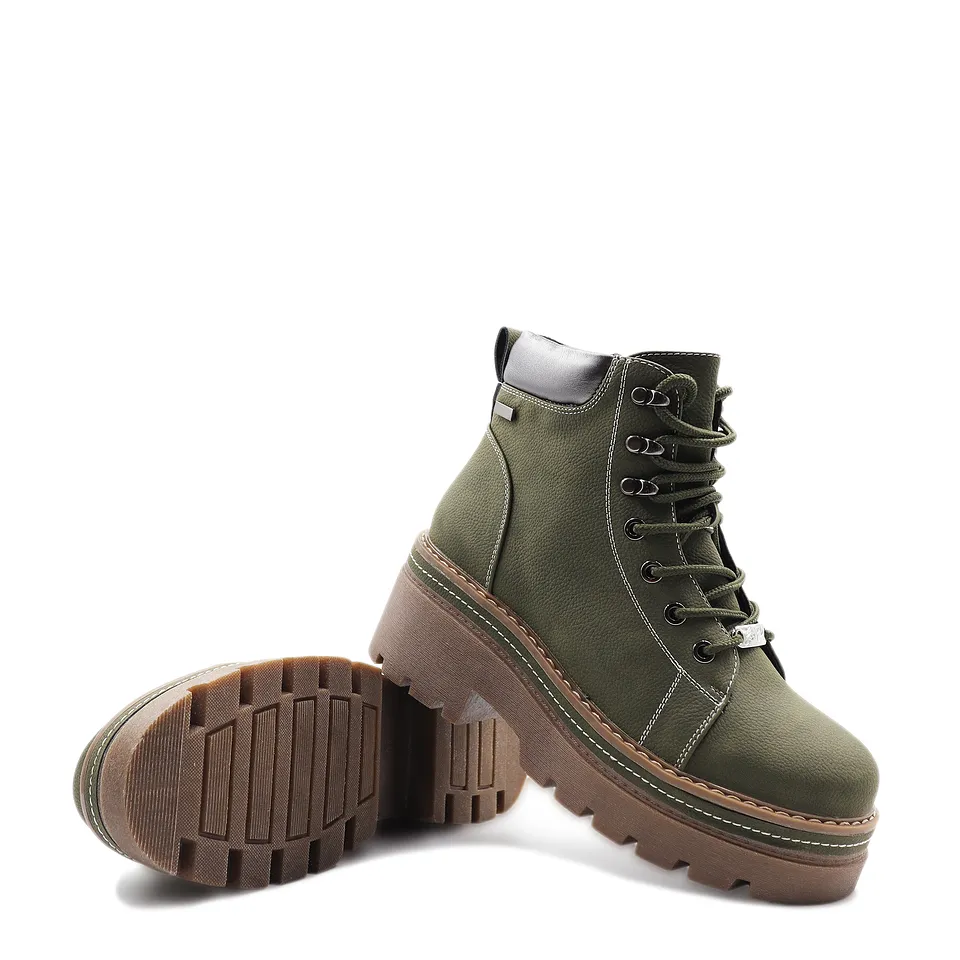 BOTíN MUJER VERDE 2219 MODA URBANOS