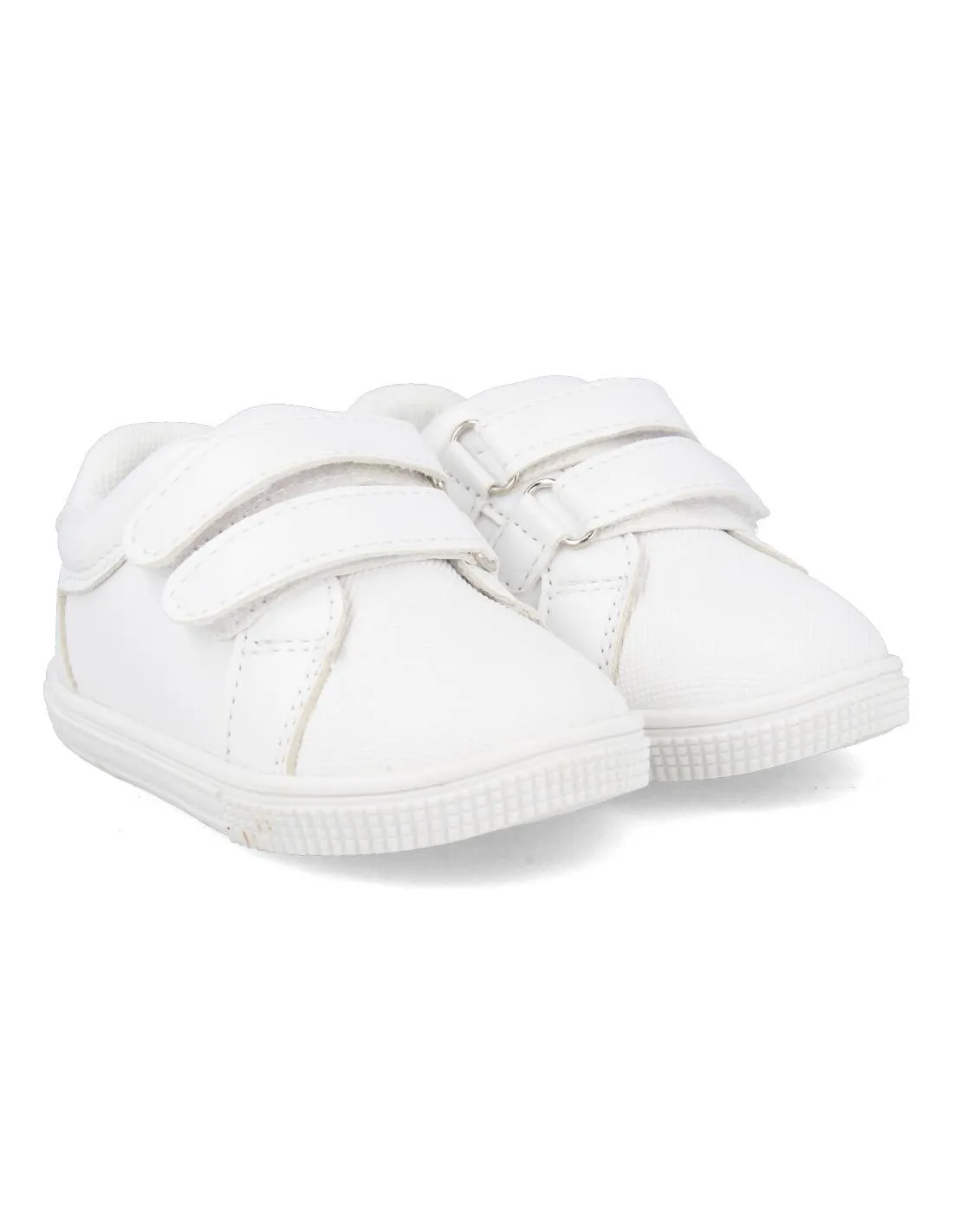 BUBBLE KIDS  DEPORTIVA BLANDITA BEBé VELCROS BLANCO