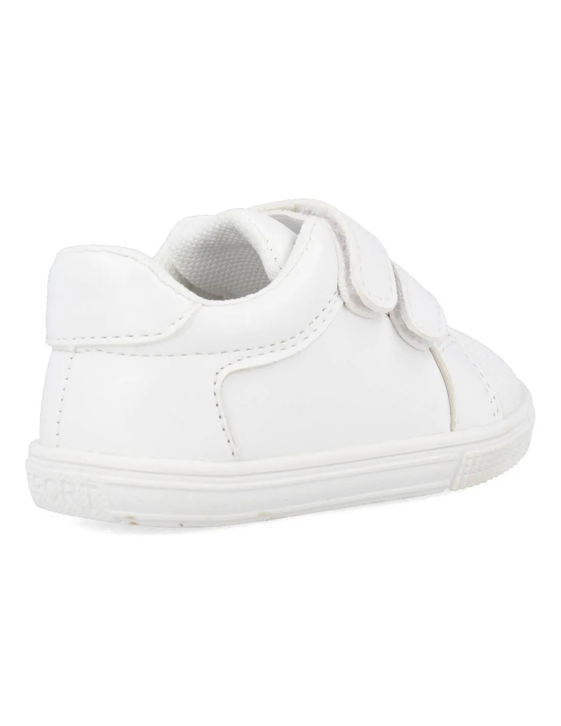 BUBBLE KIDS  DEPORTIVA BLANDITA BEBé VELCROS BLANCO