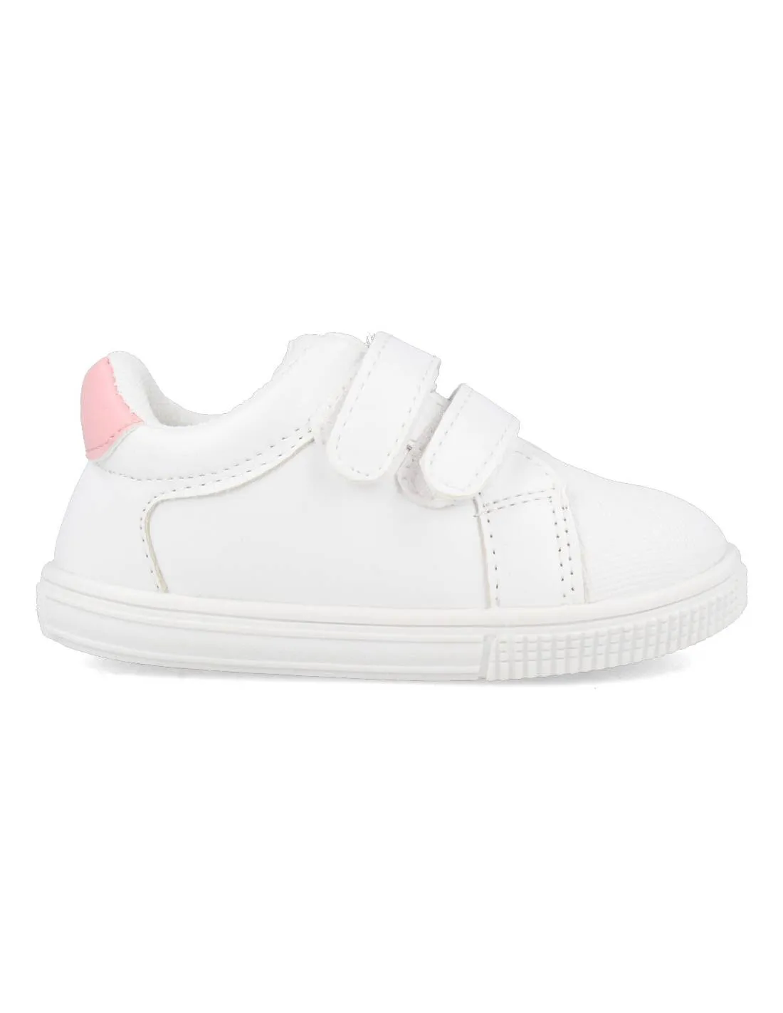 BUBBLE KIDS  DEPORTIVA BLANDITA BEBé VELCROS ROSA
