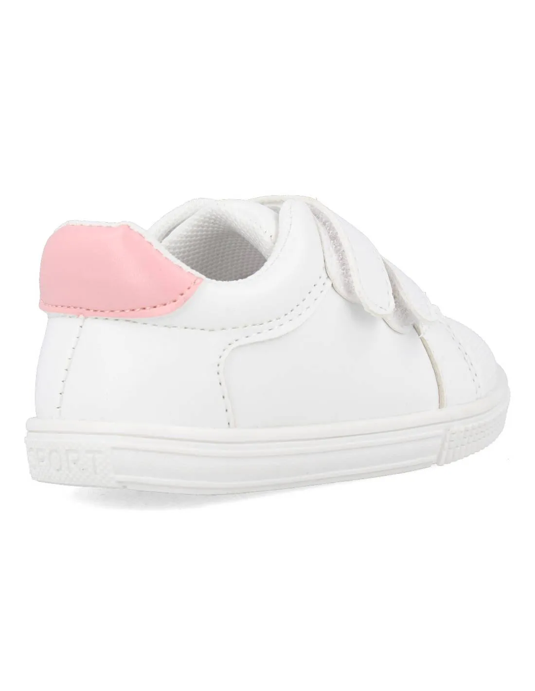 BUBBLE KIDS  DEPORTIVA BLANDITA BEBé VELCROS ROSA