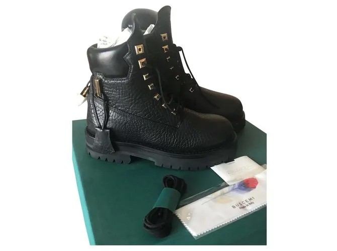Buscemi Botines Negro 