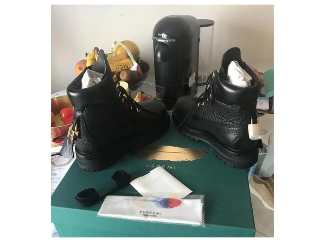 Buscemi Botines Negro 